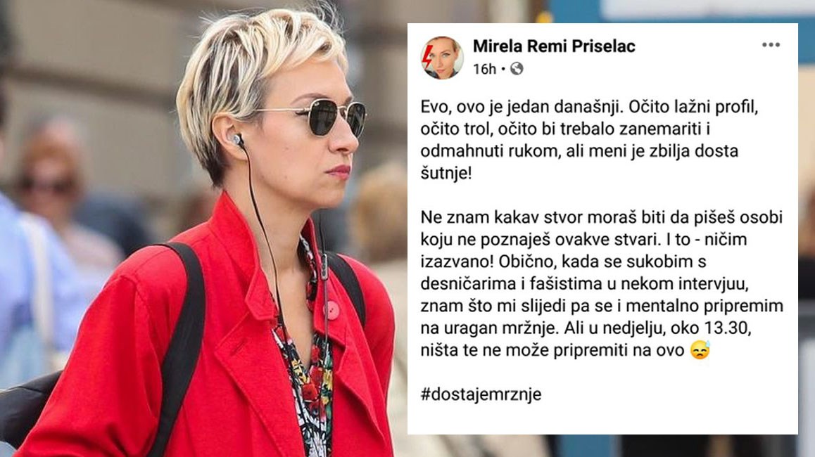 Remi pokazala kakve poruke dobiva od hejtera i javno im odgovorila: Ne bojim vas se