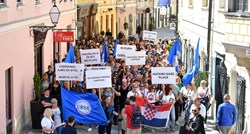 FOTO Radnici Varteksa prosvjedovali u Varaždinu, podržao ih gradonačelnik