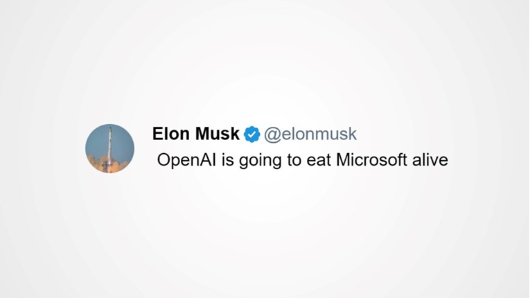 Musk: OpenAI će pojesti Microsoft