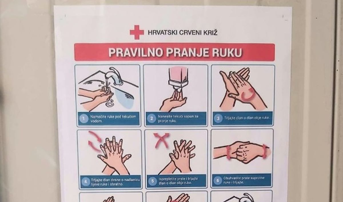 18+ poruka na uputama za pranje ruku nasmijala Dalmatince: "Jedno je teorija..."