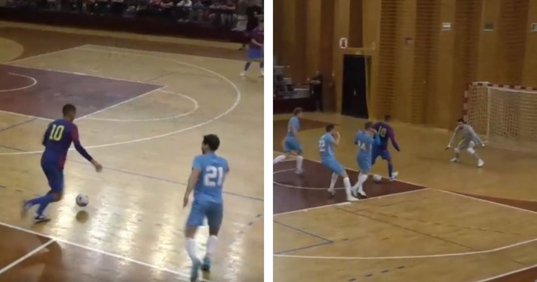 VIDEO Futsal genijalnost iz Dubrovnika. Prešao sve protivnike i majstorski zabio