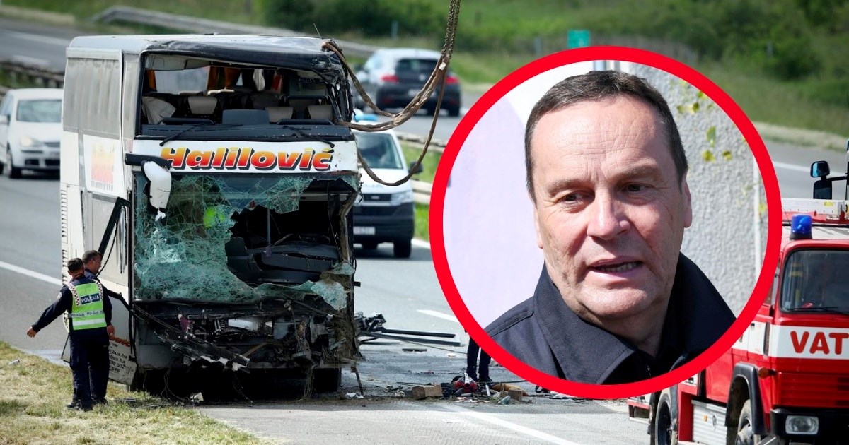 Šef sisačkih vatrogasaca: Auto se zabio u srnu. Vozač je izašao, a onda je došao bus