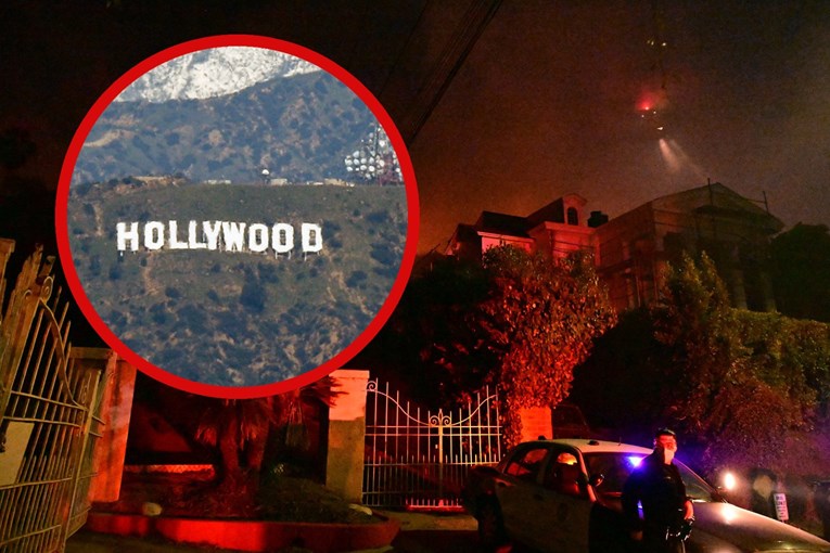 VIDEO Vatra prijeti simbolima Hollywooda, gori kod znaka Hollywood