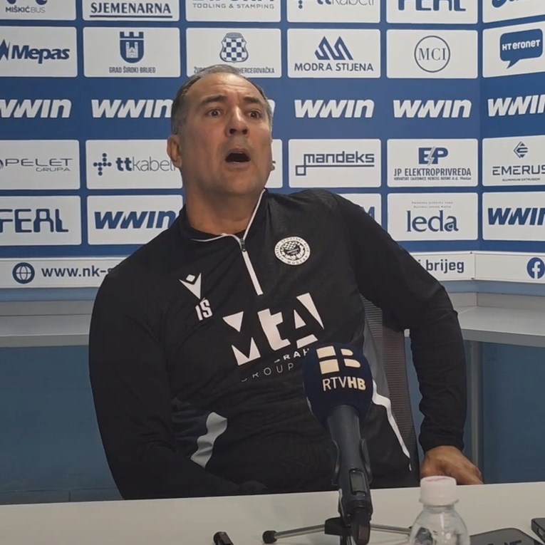 VIDEO Štimac se posvađao s novinarom i napustio presicu: "Šta? Šta? Ajde bježi..."