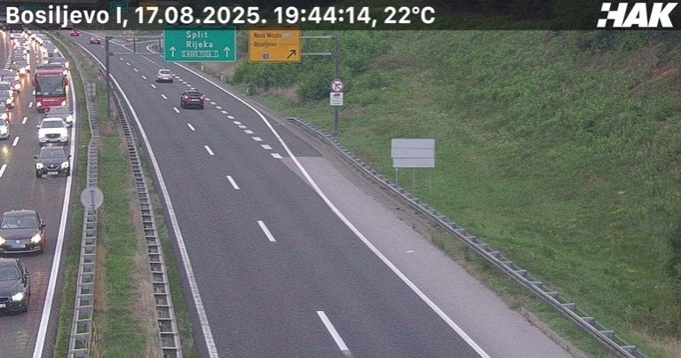 Gužva na A1, kod Bosiljeva kolona duga 6 kilometara