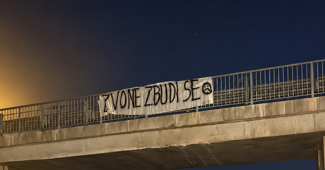 FOTO Poruka Bobanu kod Zaboka: Zvone, zbudi se😞