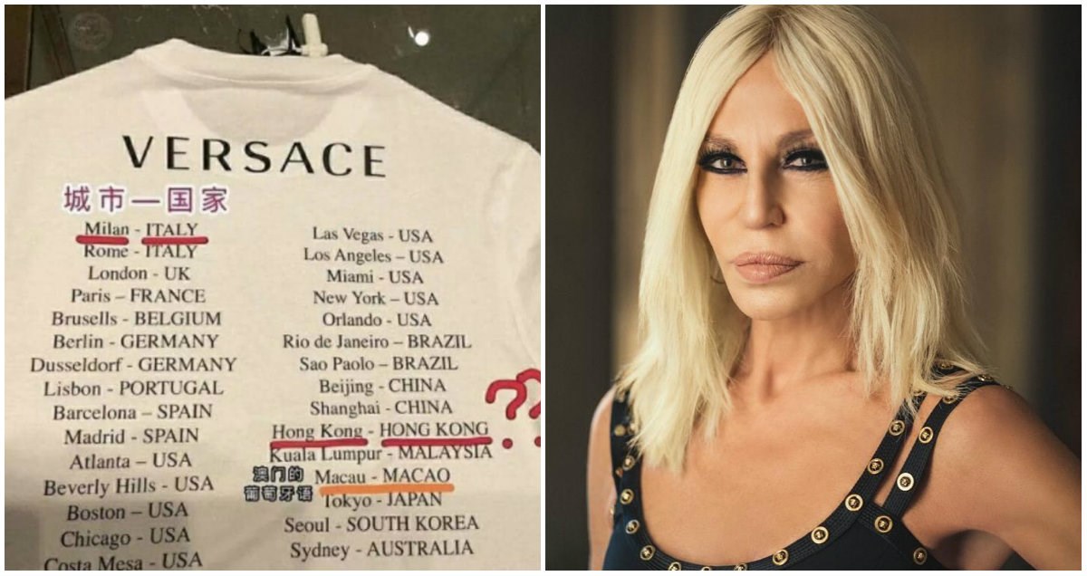 Versace se ispričao zbog uvredljivih majica koje su izazvale bijes Kineza