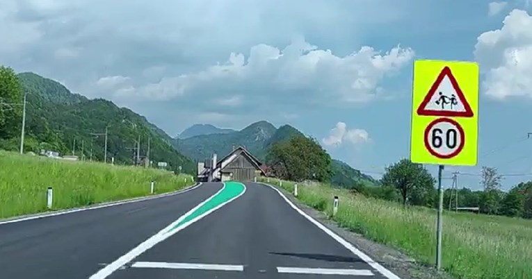 U Sloveniji se pojavile zelene trake na cestama, evo što znače