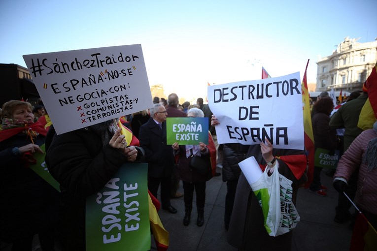 U Španjolskoj prosvjed protiv nove lijeve vlade