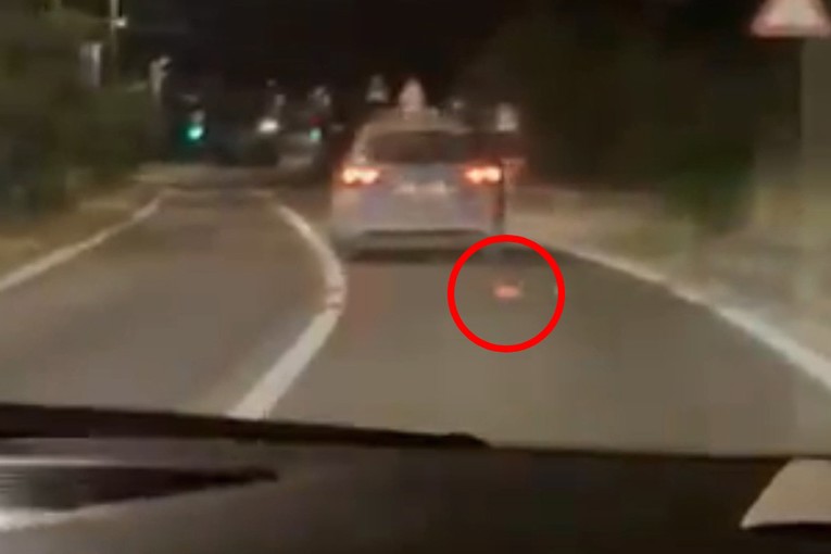 Iz policijskog auta na Ugljanu bačen opušak, sve je snimljeno