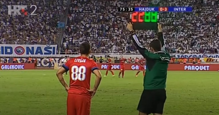 Sjećate li se Livajinog debija na Poljudu? Izviždalo ga je 35 tisuća navijača Hajduka