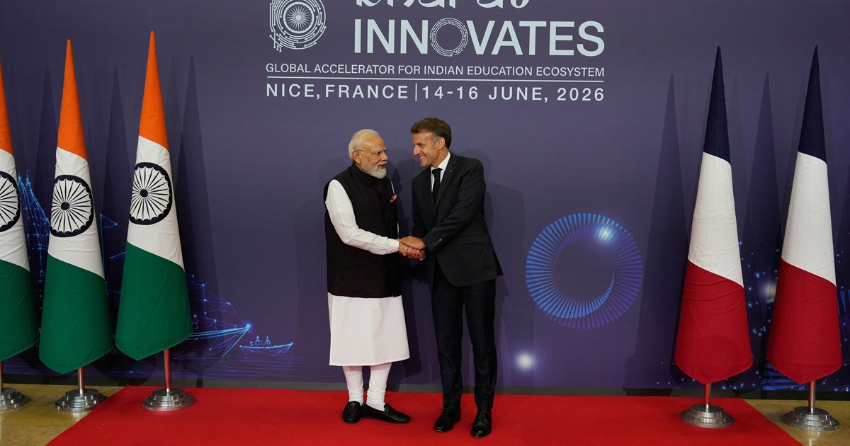 Macron i Modi sastali se u Francuskoj na tehnološkom sajmu