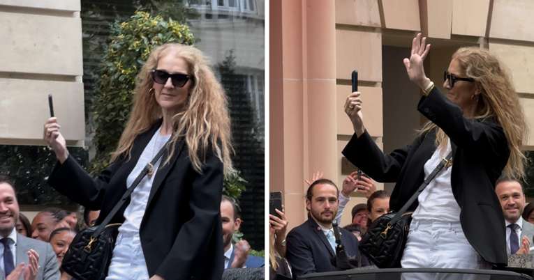 Celine Dion se fotografirala s fanovima u Parizu, bila je raspoložena i nasmijana