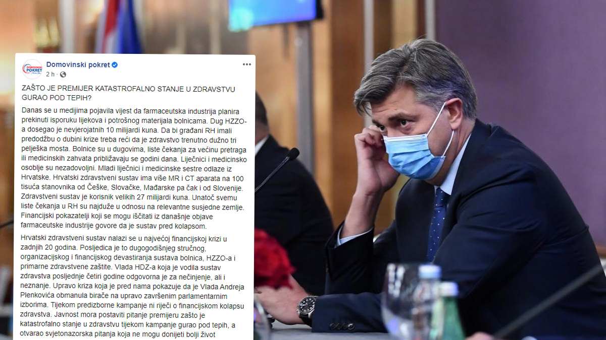 Škoro tvrdi da ima rješenja za stanje u zdravstvu