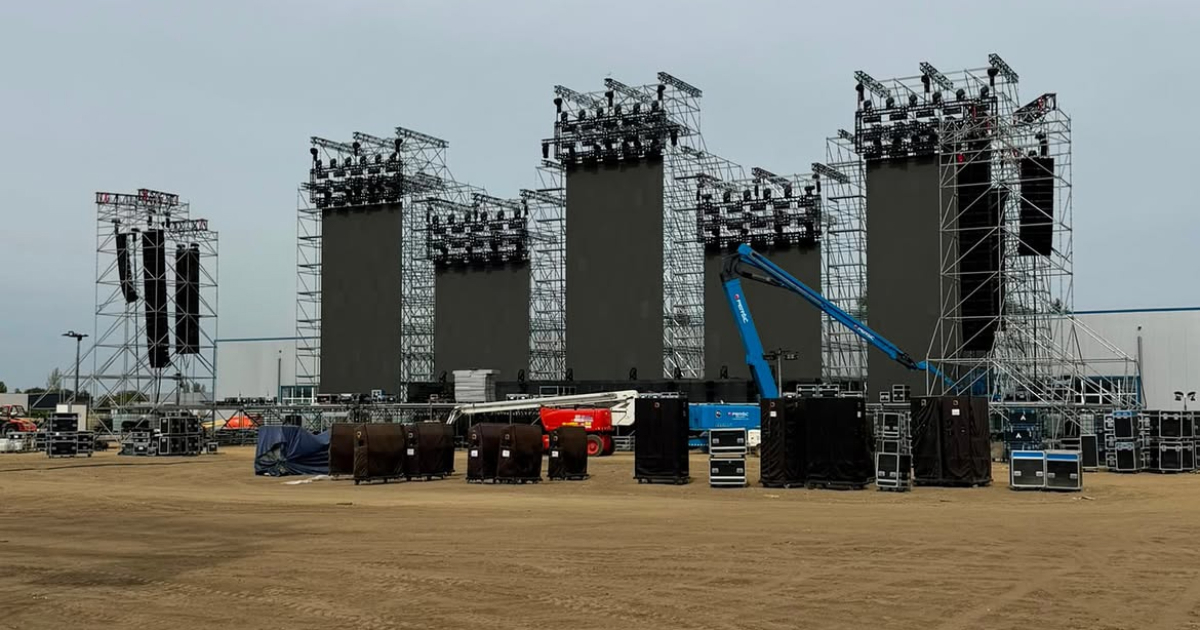 Thompson pokazao kako izgleda pozornica za koncert u Vukovaru
