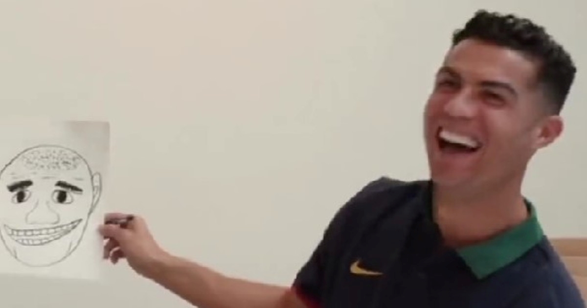 VIDEO Ronaldo nacrtao Pepea pa se počeo smijati. Pepeu baš i nije bilo smiješno