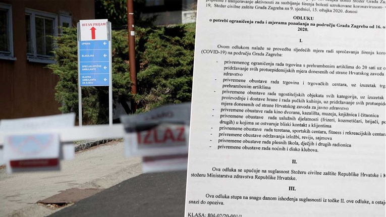 Zagreb traži drastične mjere: Zabranu rada većine dućana i ostalih objekata