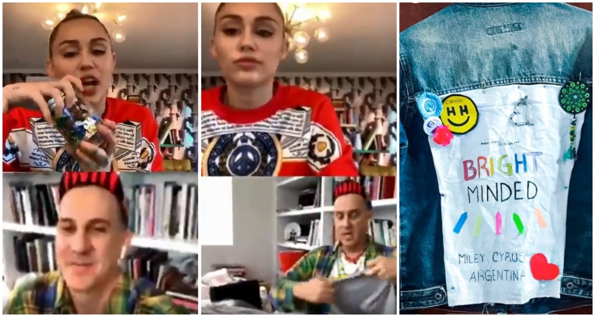 Slavni dizajner u liveu na Instagramu Miley Cyrus održao mali tečaj šivanja