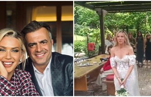 Sergej Trifunović objavio video u kojem njegova žena baca buket: "Mlada k'o Dončić"