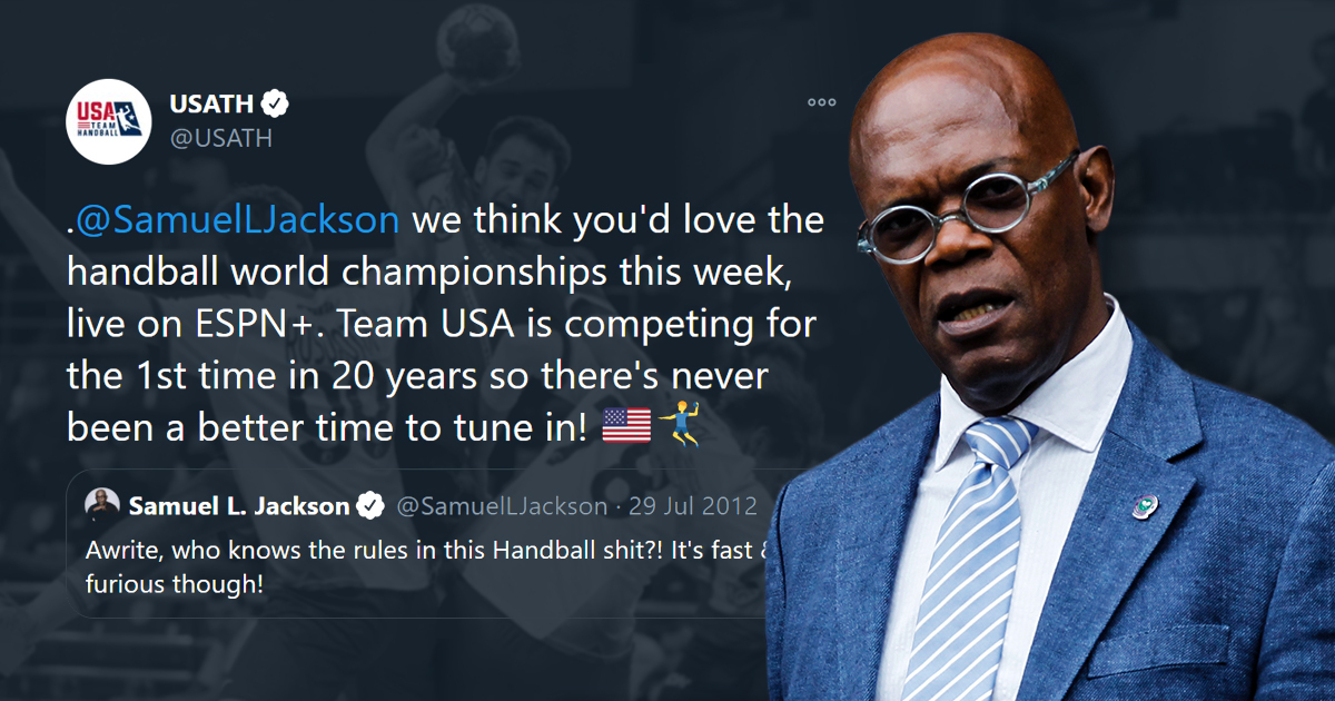 SAD na rukometnom SP-u nakon 20 godina. Samuel L. Jackson: Tko zna pravila?
