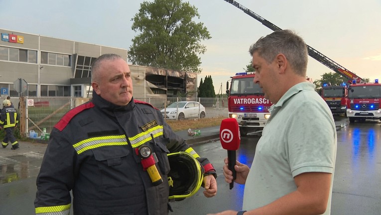 Šef vatrogasaca o požaru u Pribislavcu: Trojica vatrogasaca primila  liječničku pomoć