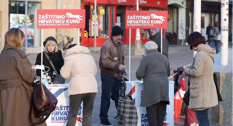 Zastupnik Suverenista: Dobro nam ide, imat ćemo dovoljno potpisa za referendum o euru