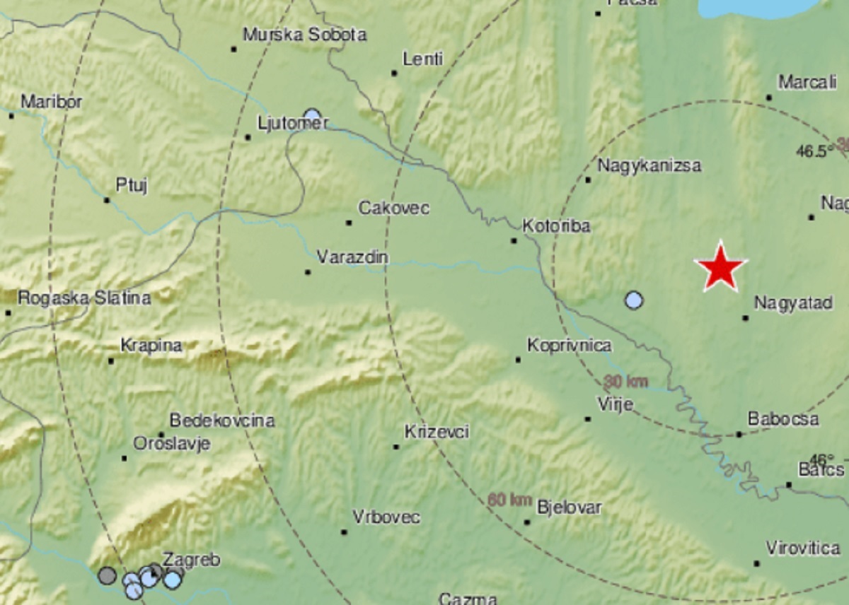 Potres magnitude 3,5 po Richteru pogodio Mađarsku, osjetio se i u Hrvatskoj