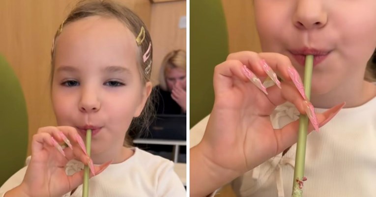 Mama kćeri (7) dopustila duge nokte i piće s kofeinom, ljudi je prozvali