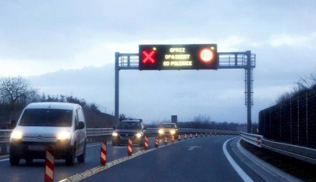 HAK upozorava na mokre i skliske ceste. Zbog niskih temperatura moguća poledica