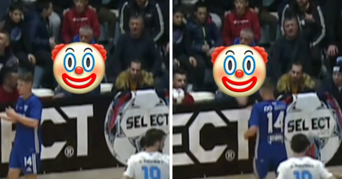 VIDEO Navijač pljunuo igrača Futsal Dinama, Rijeka ga pretvorila u klauna