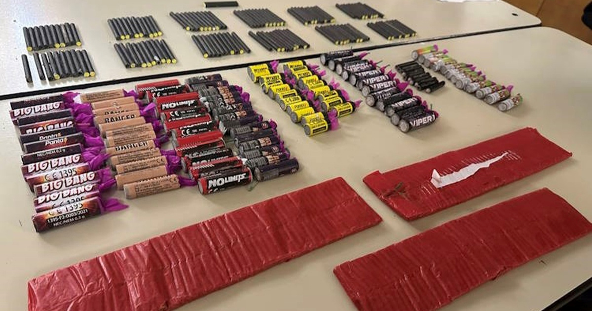 FOTO Kod maloljetnika u Zagrebu nađena hrpa zabranjene pirotehnike