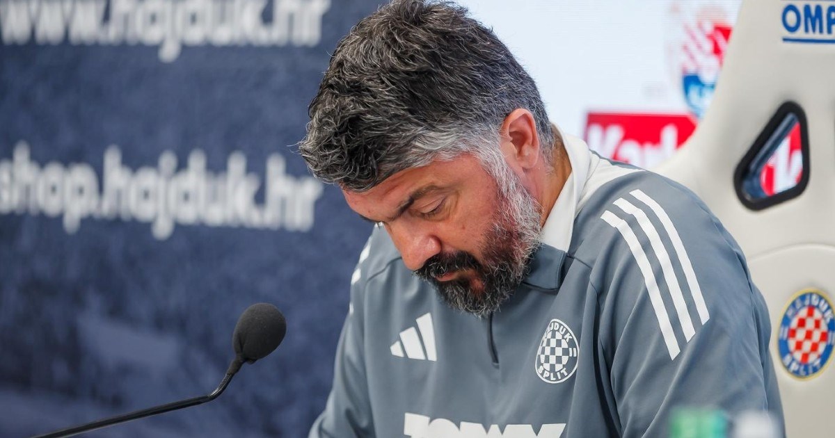 Oglasio se Hajduk Authentic. Demantiraju priče o pritiscima na Gattusa uoči Rijeke