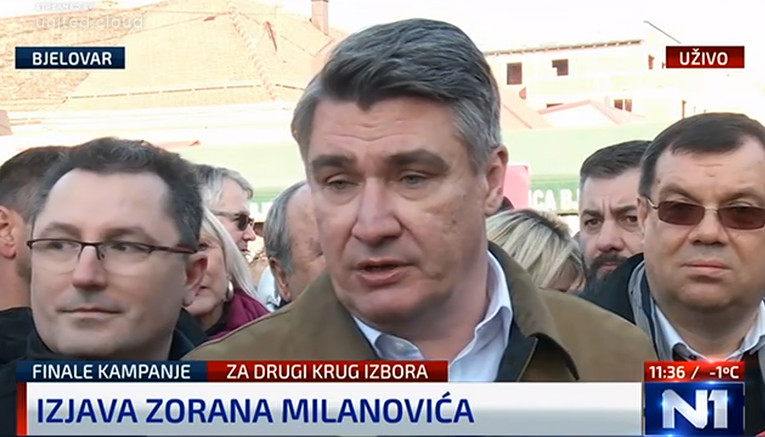 Milanović: Umjesto skijanja ostanite glasati za mene da ne bi bili nasanjkani
