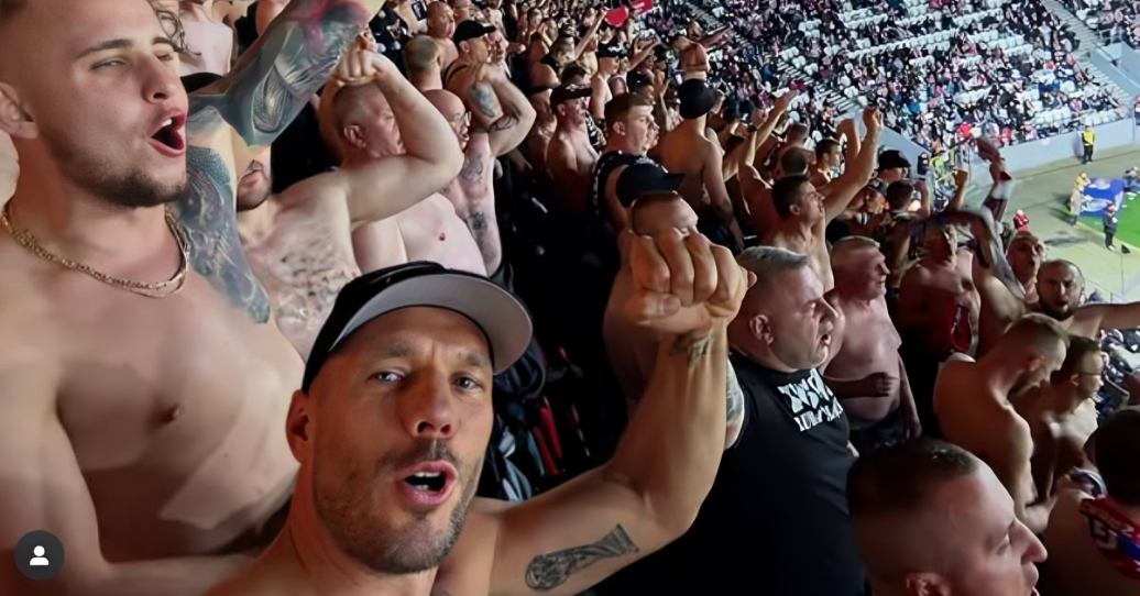 Podolski bez majice na 9 stupnjeva: S našom Torcidom Gornik. Ovo je nogomet