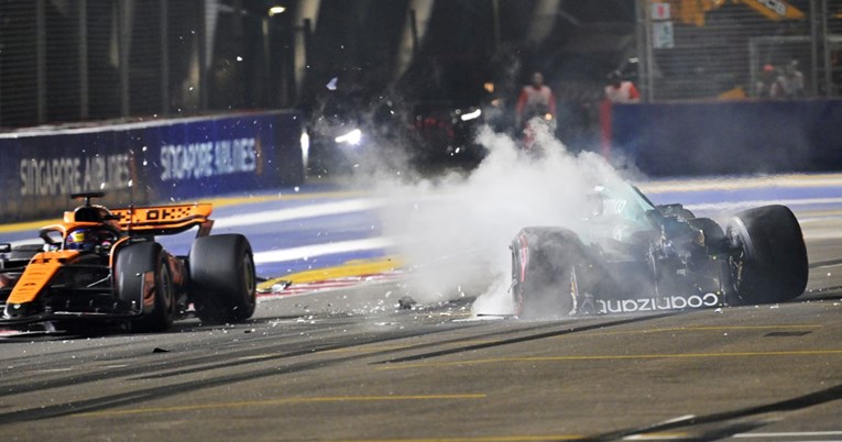 VIDEO Teška nesreća u kvalifikacijama Formule 1 u Singapuru. Pauza trajala 35 minuta