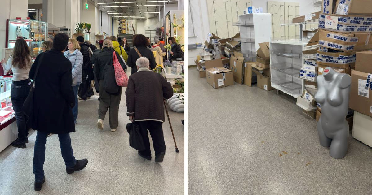 FOTO I VIDEO Bili smo u Nami. Police su skoro prazne, ljudi se slikaju za uspomenu