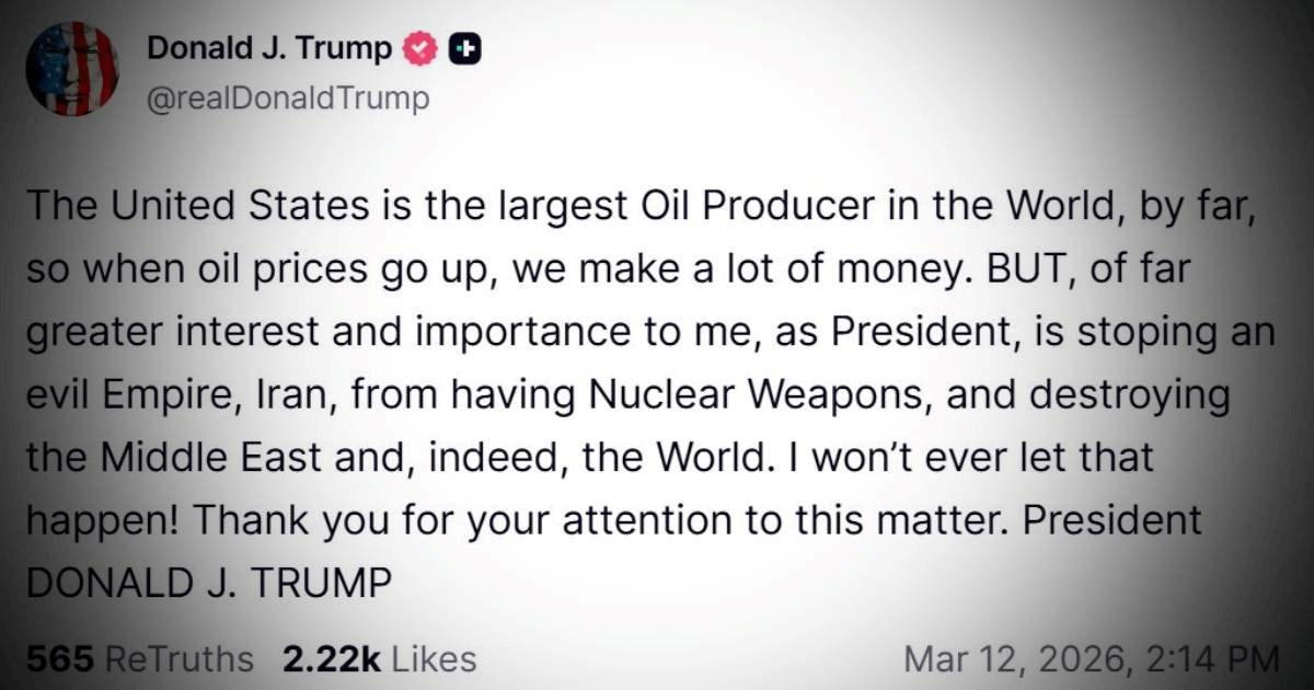 Trump: Zarađujemo mnogo novca. ALI, imam puno važniji cilj