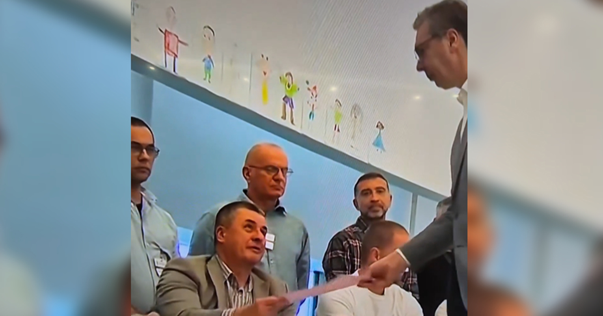 VIDEO Čovjek koji je Vučiću predao listić: Jedva je hodao, znao je da je gotov