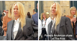 Pamela Anderson (56) privukla poglede na Pariškom tjednu mode, pojavila se bez šminke