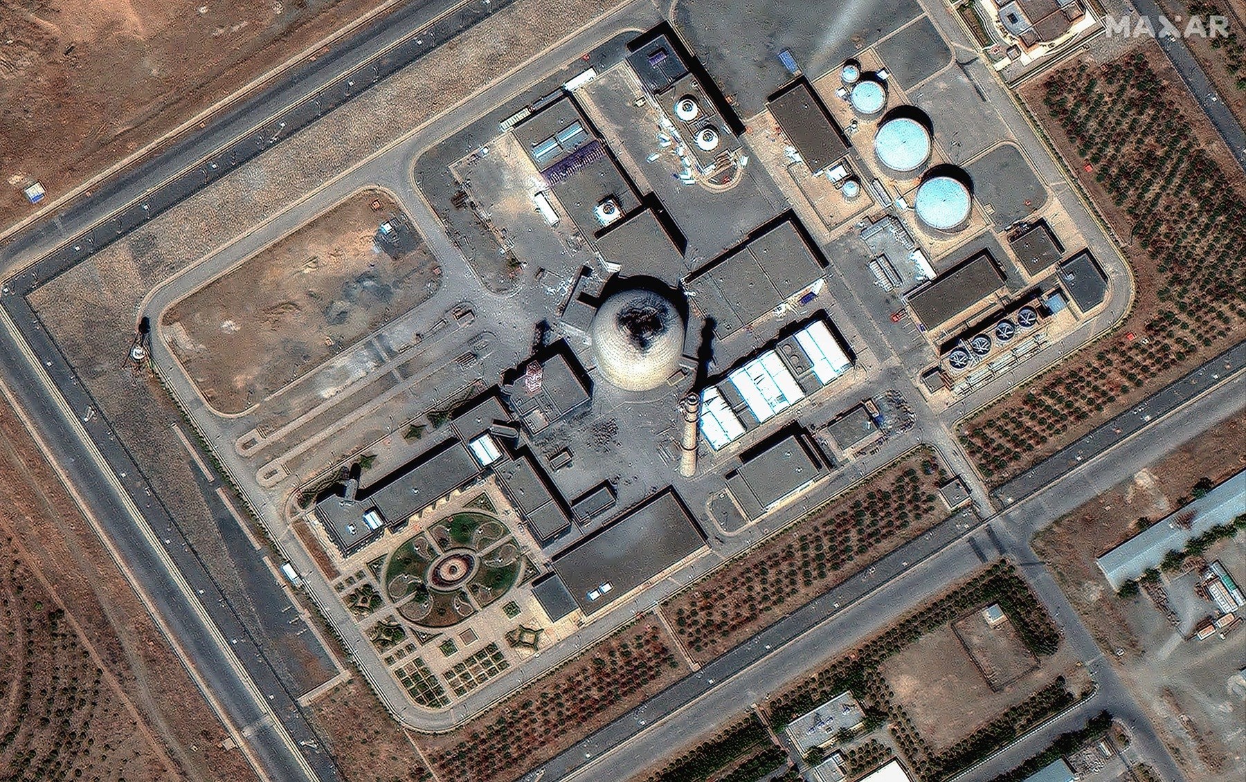 FOTO Satelitske snimke otkrile štetu na iranskom nuklearnom reaktoru u Araku