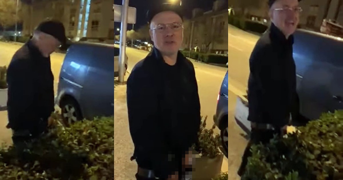 Vuco dobio prijavu zbog pišanja na ulici