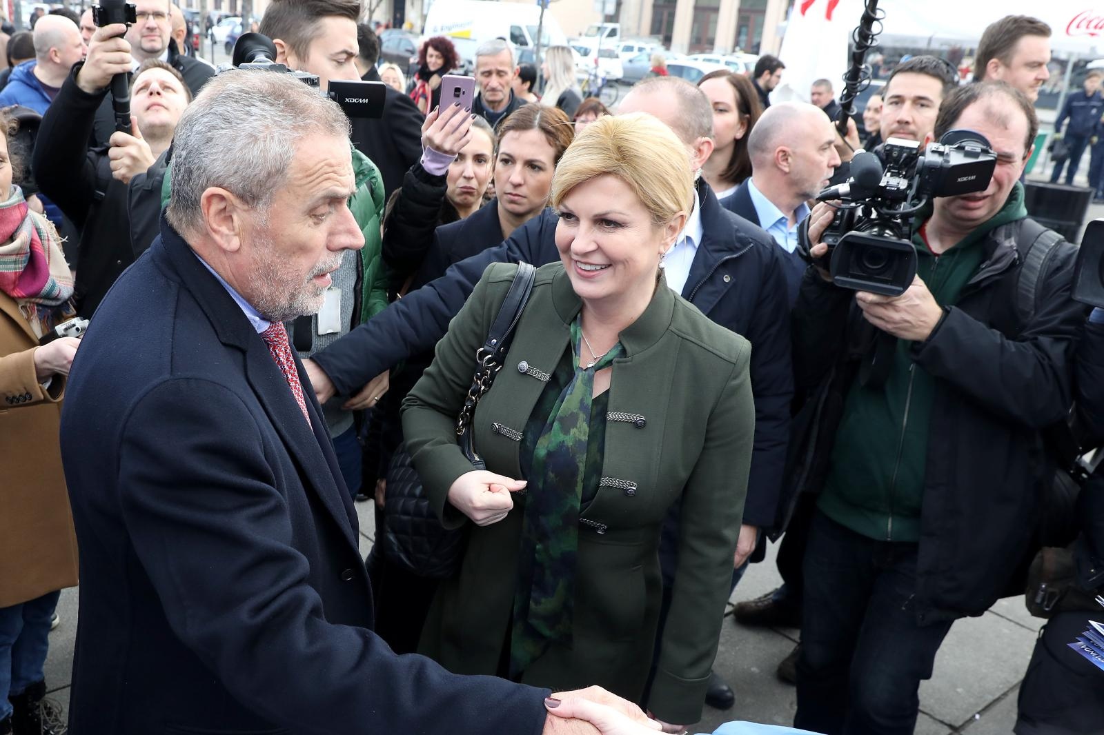 FOTO Kolinda doputovala iz Velike Gorice i družila se s Bandićem