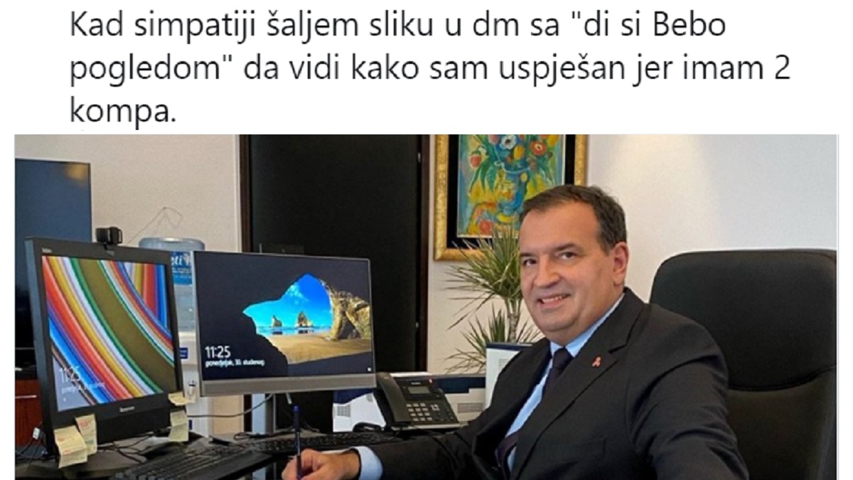 Ekipa se nemilosrdno sprda s ovom Beroševom fotkom, neke fore su 18+