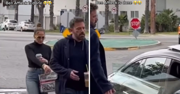 Viralna snimka: Ben Affleck ljutito zalupio vratima auta u koji je ušla J.Lo