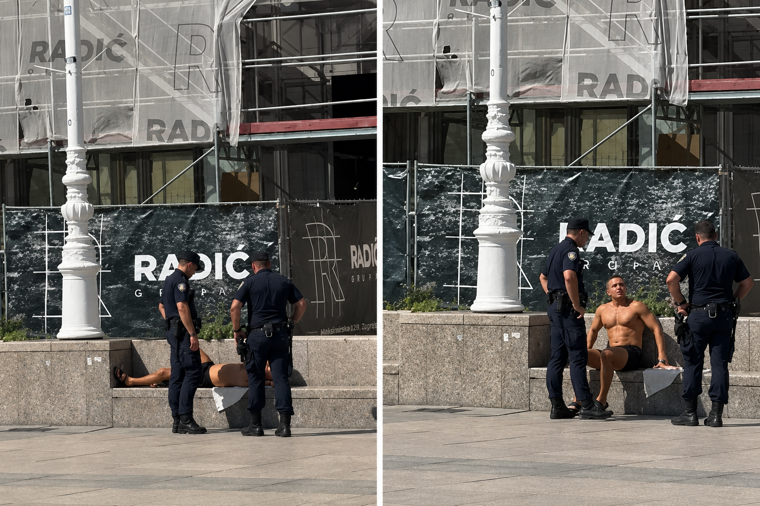 VIDEO Snimio prilog o Maksimiru pa ga policija zaustavila u centru Zagreba