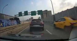 VIDEO Ovo je trenutak razornog potresa na autocesti na Tajvanu