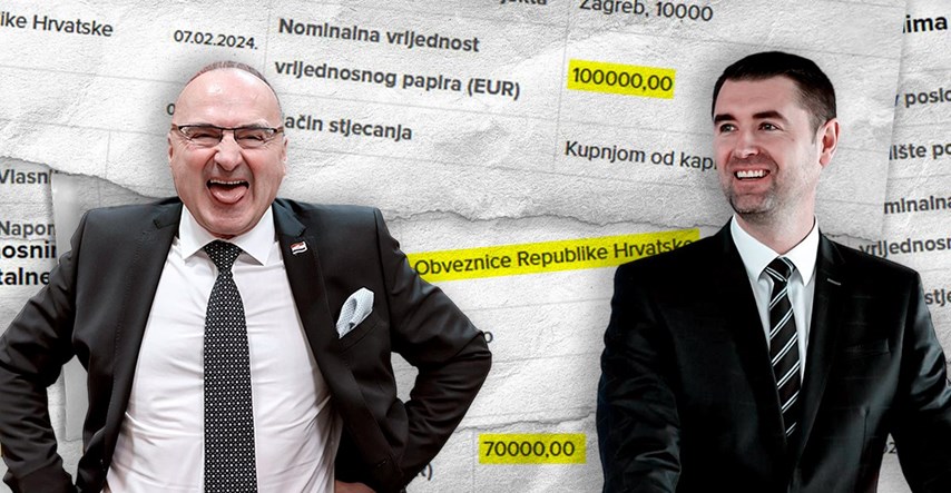 Grlić Radman i žena u obveznice uložili 170.000 €, Filipović i njegova žena 160.000