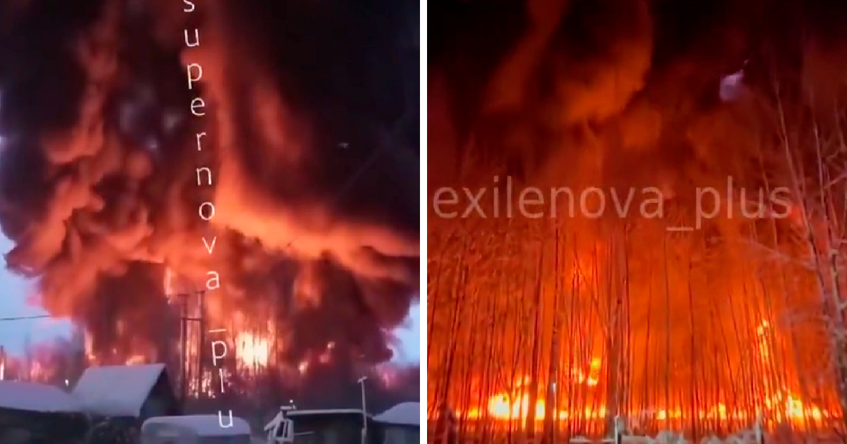VIDEO Eksplozije u ruskom gradu. Gore spremnici s gorivom, diže se golemi oblak dima