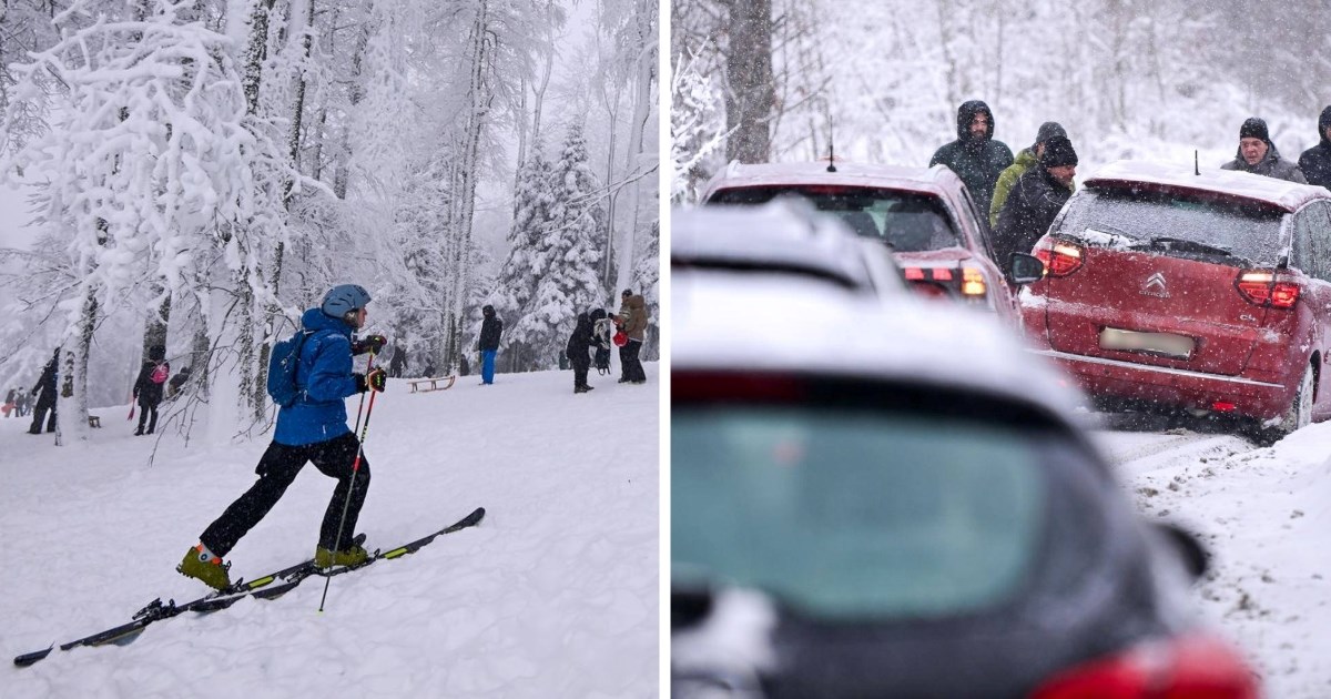 FOTO Hrpa ljudi uživa na Sljemenu, ali nisu svi stigli do gore 😬