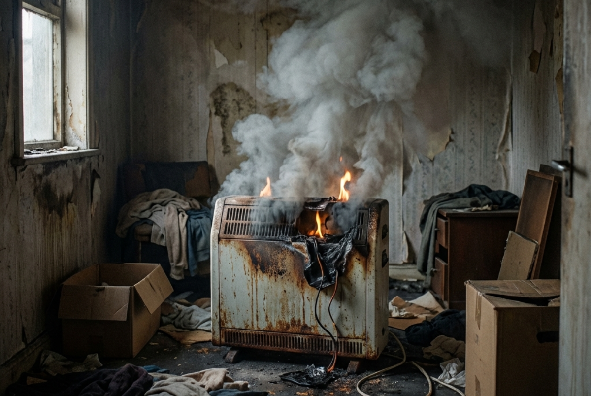 Kod Dvora se zapalila električna grijalica. Dim ugušio čovjeka (86)